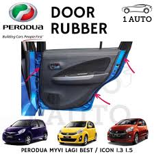 Kereta ini menawarkan reka bentuk luaran yang lebih bergaya dan sporty, dan disepadukan perodua myvi facelift baru membawa banyak perubahan kepada rupa reka bentuk exterior, seperti perubahan dalam reka bentuk bumper. Original Perodua Part Myvi Lagi Best Icon 1 3 1 5 2011 2017 Door Rubber Getah Pintu 1 Piece Shopee Malaysia
