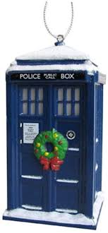 Maybe you would like to learn more about one of these? Amazon Com Kurt Adler Doctor Who Tardis With Wreath Light Up Christmas Ornament
