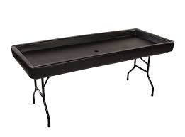 6 Foot Fill N Chill Table Available In Black Or White Plastic Skirting Sold Separately Table Banquet Tables Farm Table