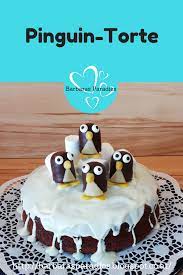 From the perfect snowy weather. Pinguin Torte