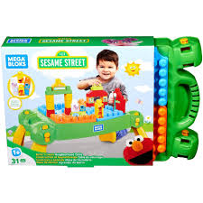 Mega Bloks Sesame Street Build Learn Neighborhood Table Walmart Com Mega Bloks Sesame Street The Neighbourhood
