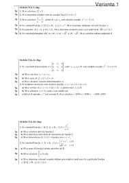 Subiect De Matematica Pentru Examenul De Bacalaureat Profil M2 Varianta 001 Personalized Items Person Receipt