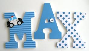 Wooden Letters For Bedroom Wall Police Pd Nursery Name Etsy Wooden Letters Decorated Wooden Letters Painting Wooden Letters
