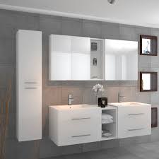 It comes with 2 adjustable toughened glass shelves making it ideal for any size bottles. Sonix Double Vanity Bathroom Suite White Buy Online At Bathroom City