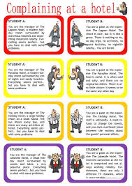 Complaining At A Hotel Role Play Worksheet Free Esl Printable Worksheets Made By Speaking Activities English Speaking Activities Esl Conversational English
