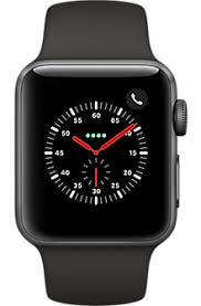 Apple Watch Series 3 38mm Space Gray Aluminum Case With Gray Sport Band Apple Watch Series 3 New Apple Watch Apple Watch