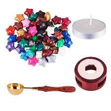 619pcs wax sealing beads stamp kit for wedding envelopes letter diy seal set. Pandahall Elite Wooden Wax Seal Kit Sealing Stamp Wax Spoon Vintage Seal Stamp Wax Stick Melting