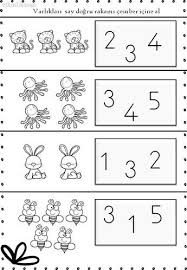 2018 01 2 5 Anaokulu Matematigi Boyama Sayfalari Calisma