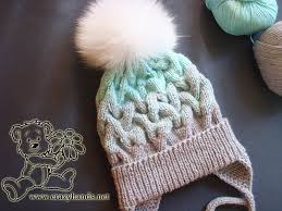 Here is an easy pattern for a versatile earflap hat. Baby Hat Knitting Pattern With Earflaps Gradient Crazy Hands Knitting