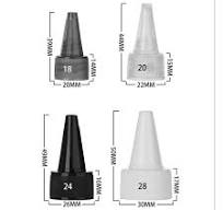 10pc 18-410 20-410 24-410 28-410 plastic Dispensing Ribbed twist top cap  Black Yorker Style, Ribbed twist-open dispensing lid - AliExpress