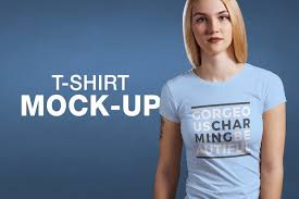 Crew Neck T Shirt Mock Up Female Version By Vasaki On Envato Elements Tshirt Mockup Shirt Mockup Crew Neck Tshirt
