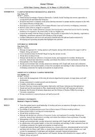 Minister Resume Samples Velvet Jobs