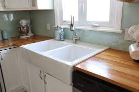 Decide what kind of fitting you prefer in your tall kitchen unit, like adjustable shelves, drawers or other smart storage solutions. Ikea Domsjo Farmhouse Sink 1 Year Review Weekend Craft