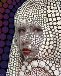 20 Celebrity Portraits Created By Circles Digital Circlism By Ben Heine Ben Heine Art Graphic Art