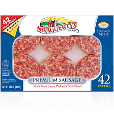 Pork, fennel, and orange breakfast sausage patties. Breakfast Sausage Patties 42 Mild Box Swaggerty S Farm