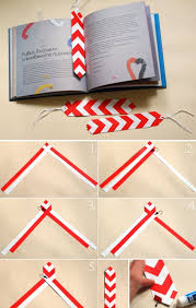 Fur Dieses Lesezeichen Werden Papierstreifen Geflochten Lesezeichen Basteln Basteln Basteln Mit Papier