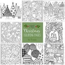 Various themes, artists, difficulty levels and styles. Free Christmas Adult Coloring Pages U Create