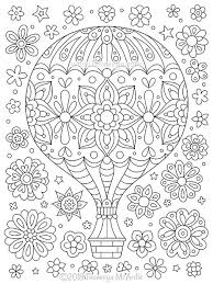 Hot air balloon coloring pages for adults. Hot Air Balloon Coloring Pages For Adult
