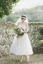 Eclectic Quirky Diy Vintage Wedding Wedding Dresses Vintage Tea Length Wedding Dress Vintage Wedding