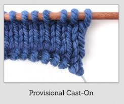 Cast on this way with two colors alternating for an invisible start on your double knitted piece. Provisional Cast Ons Knitfreedom Com