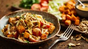 Susskartoffel Salat Asiatisch Susskartoffel Salat Lebensmittel Essen Rezepte