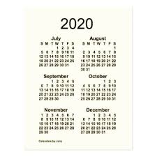 2020 Sepia 6 Month Mini Calendar By Janz Postcard Zazzle Com In 2020 Mini Calendars Calendar Postcard