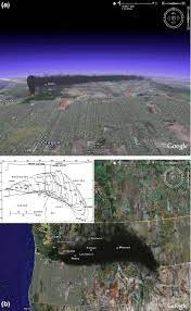 In the biggest update to google earth since 2017, you can now see our planet in an entirely new or open google earth and click on the ship's wheel to find timelapse in our storytelling platform. A Three Dimensional Google Earth O View Of Puff Simulations Of Mount Download Scientific Diagram