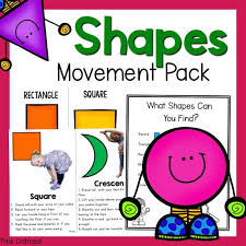 All About Shapes Yoga For Kids Yoga For Kids Math Bundle Shapes For Kids
