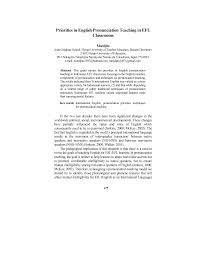 Maklumat berkaitan permohonan kemasukan ke kampus ciast dan kampus satelit ciast bagi kursus dan sijil pengajar vokasional (vto), diploma la. Https Media Neliti Com Media Publications 145383 En Priorities In English Pronunciation Teac Pdf