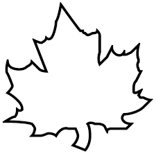 Fall leaf or leaves coloring pages. Fall Leaves Outline Coloring Home