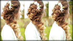 Easy Cascading Curls Hairstyle Prom Hairstyles Braidsandstyles12 Hair Styles Prom Hair Tutorial Curled Hairstyles