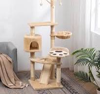 Pet Toys Cat Tree Cat Climbing Tower Condo House Kitten Activity Centre  Playhouse with Sisal Scratching Posts