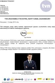 Itvn na itvn przez null. Tvn Uruchamia Itvn Extra Nowy Kanal Zagraniczny Pdf Darmowe Pobieranie