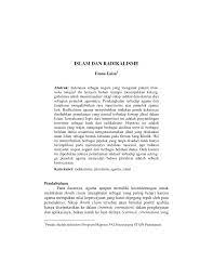 Upaya pemerintah dalam menangani pemanasan global adalah. Pdf Islam Dan Radikalisme