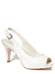 Ivory Wedding Collection Lace Platform Slingback Shoe Shoes Wedding Bhs Bride Shoes Wedding Shoes Low Heel Slingback Shoes