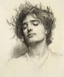 Figure with a Laurel Wreath