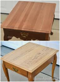 Queen anne furniture is usually crafted out of smooth grain woods such as cherry or walnut but can be made out of standard hardwoods as well such as oak and hickory. Queen Anne End Table Makeover Infarrantly Creative