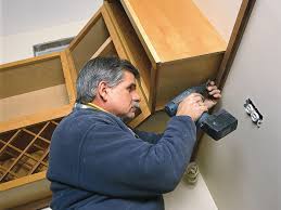 However, being a peninsula, there is no wall to which i could mount or anchor the cabinets. How To Hang Kitchen Cabinets This Old House