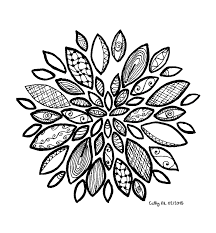 Download Zentangle By Cathym 20 Zentangle Adult Coloring Pages