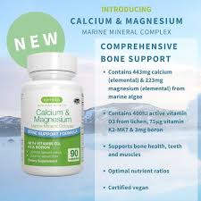 Getting enough vitamin k2 may be important for people supplementing with calcium and vitamin d. Introducing Our New Calcium Magnesium Marine Mineral Complex With Vi Igennus Healthcare Nutrition