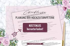 Weitere ideen zu checkliste hochzeit, hochzeit, hochzeitsplanung. Checkliste Fur Die Hochzeitspapeterie So Gelingt Die Planung