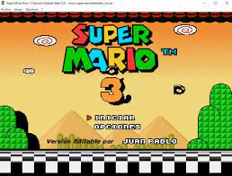 Mario es el fontanero mas famoso del mundo del videojuego. Super Mario Bros 3 Editable 9 2 Descargar Para Pc Gratis