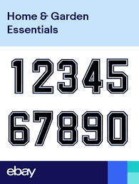 Iron On Heatpress Bold Font Number Football Baseball Jersey Sports Kids T Shirt Numbers Font Sports Fonts Lettering