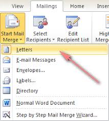 How To Mail Merge From Excel To Word