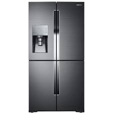 There are samsung ice maker reset instructions for ice makers without a dispenser or having two ice makers. Samsung 4 Door Flex 28 1 Cu Ft 4 Door French Door Refrigerator With Ice Maker Fingerprint Resistant Black Stainless Steel Energy Star In The French Door Refrigerators Department At Lowes Com
