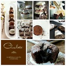 Moodboard Mosaic Collage Inspirationboard Easy Sweets Chocolate Craving Chocolate