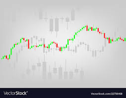 Candle Stick Graph Chart Of Stock Market