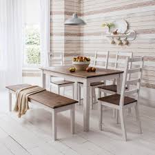 We offer barstools, benches, and chairs in different sizes, colors, and styles to ensure everyone will find a piece they love. Canterbury Dining Table With 4 Chairs Bench Noa Nani