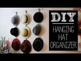 Well Here Are A Few Hat Rack Ideas That Can Help You Better Store Your Hats Without Them Taking Up Too Much Of Your Diy Hat Hanger Diy Hat Rack