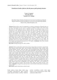 Selain itu, minuman vitamin berenergi dalam botol berisi 500. Https Media Neliti Com Media Publications 61730 Id Gambaran Kadar Glukosa Darah Puasa Pada Pdf